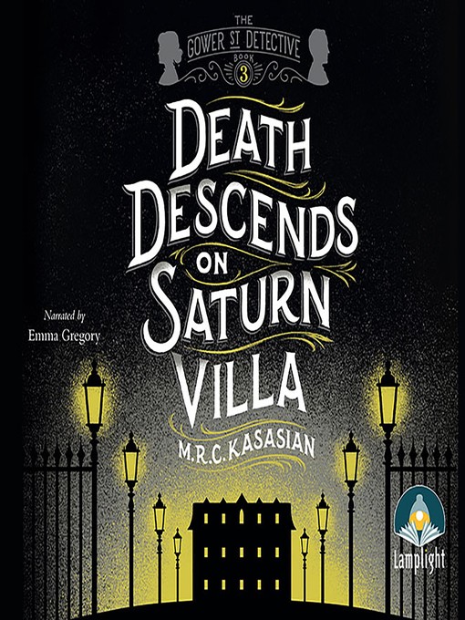 Title details for Death Descends on Saturn Villa by M.R.C. Kasasian - Available